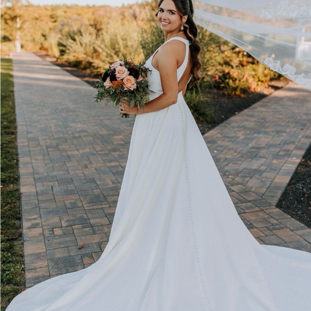 Stella York White Wedding Dress